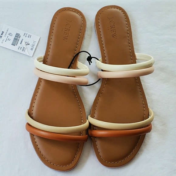 J. Crew Factory Strappy Slide Sandal sz 10 - Picture 6 of 8